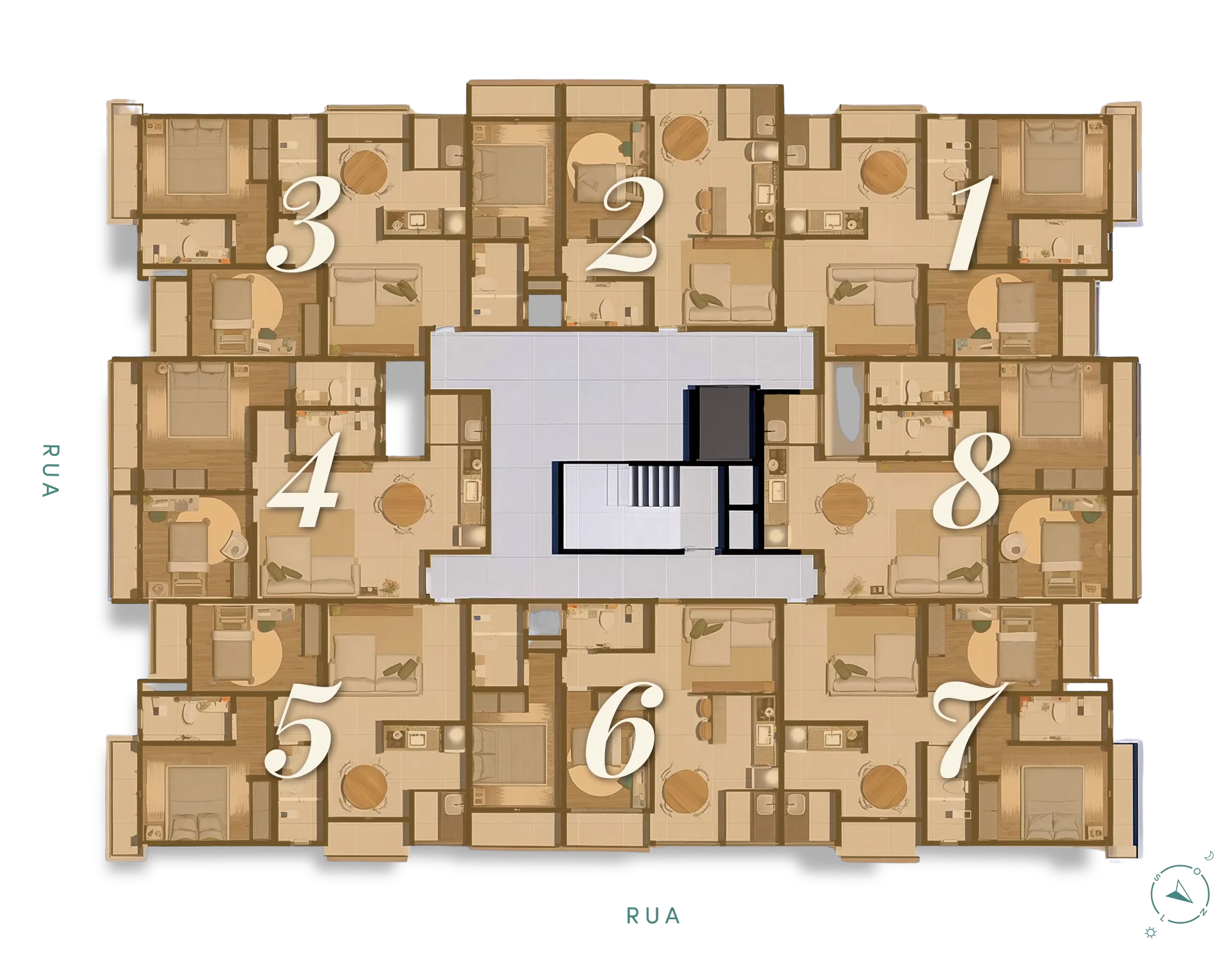 Plantas Residencial Veneza